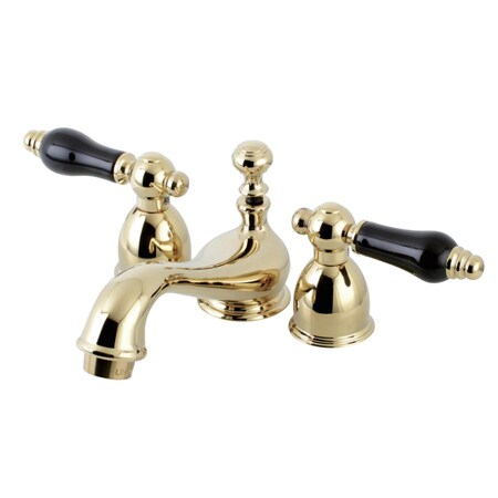 Kingston Brass KS3952PKL Duchess Mini-Widespread Bathroom Faucet, Polished Brass KS3952PKL